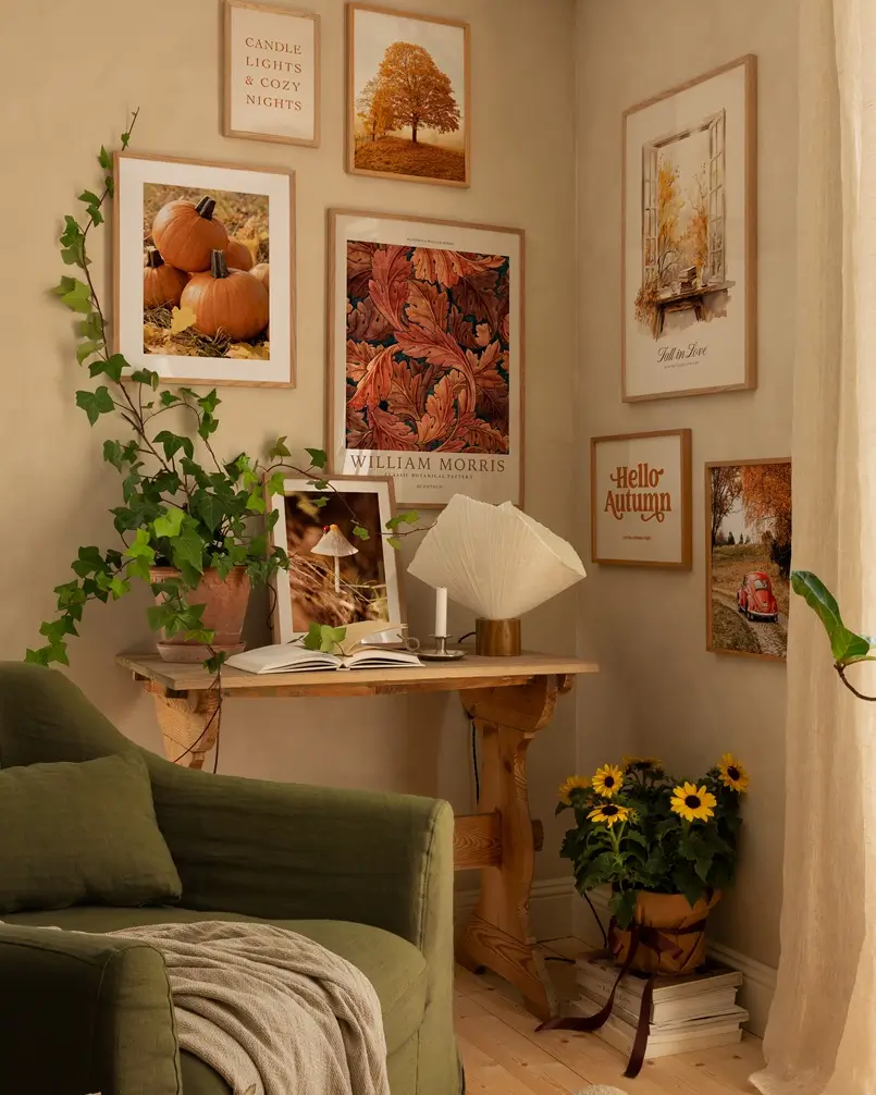 autumn gallery wall, poster store, archi-living.com