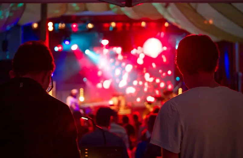 young people at a concert, archi-living.com