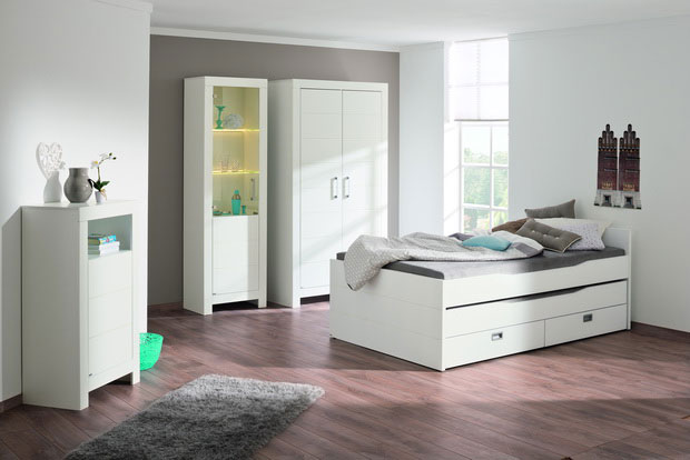 teenager's room design in neutral colors, Archi-living.com