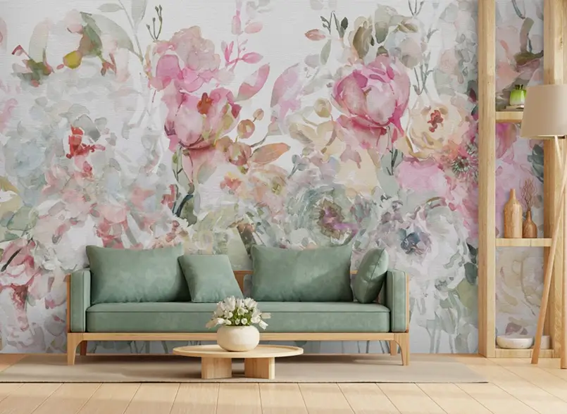 Oversized Botanicals, Wallpaper Trends 2026: Embracing Creativity and Individuality, Archi-living.com