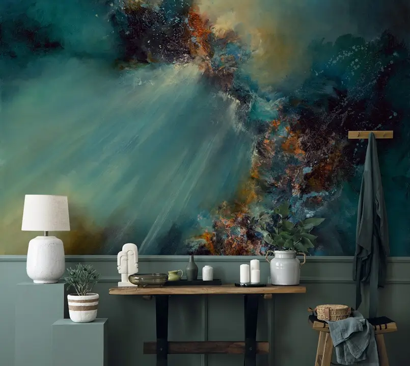Cosmic Chic, space inspired wallpaper, Wallsauce.com, Archi-living.com
